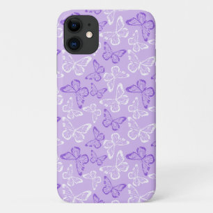 Lila Schmetterling Case-Mate iPhone Hülle