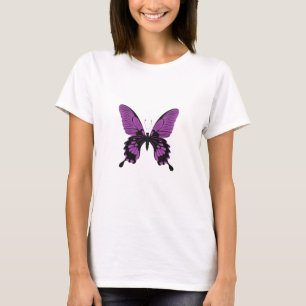 Lila Schmetterling Emoji, Lila Schmetterlinge T-Shirt