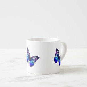 Lila Schmetterling Espressotasse