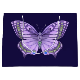 Lila Schmetterling Große Geschenktüte