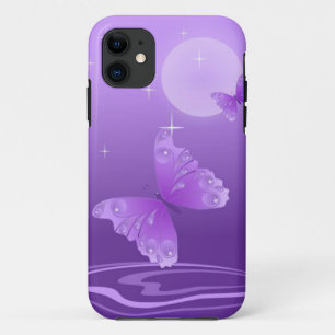 Lila Schmetterling iPhone 5 Hülle
