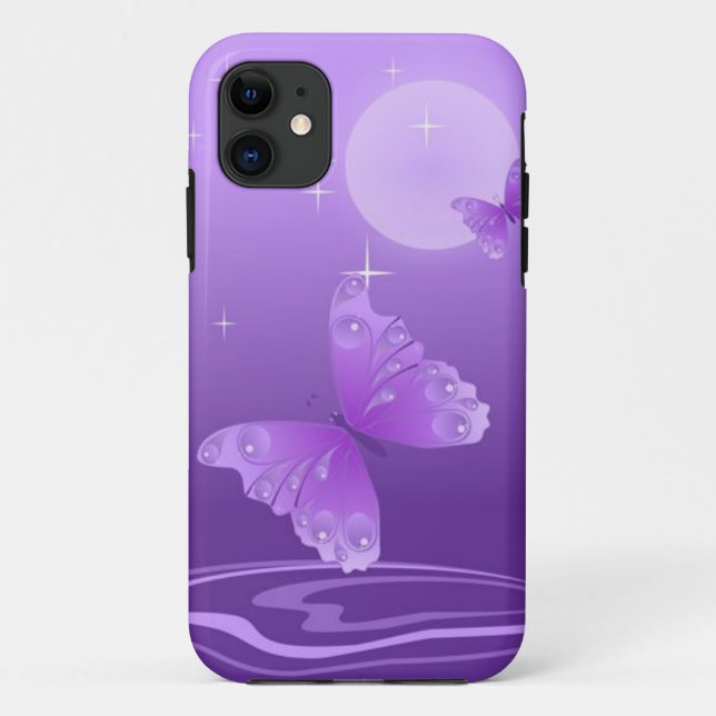 Lila Schmetterling iPhone 5 Kasten Case-Mate iPhone Hülle (Rückseite)