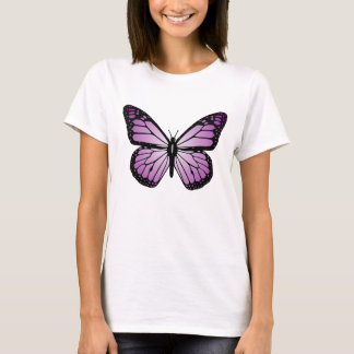 Lila Schmetterling T-Shirt
