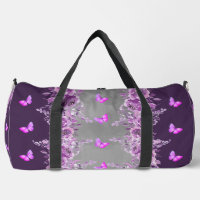 Lila Schmetterling-Tasche