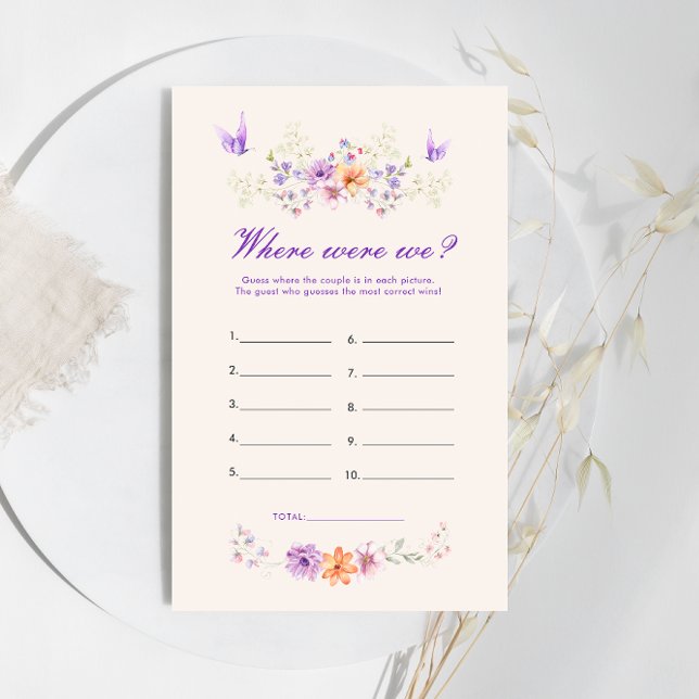 Lila Schmetterling, wo wir Brautparty spielen (Von Creator hochgeladen)