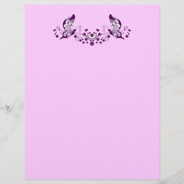 Lila Schmetterlinge (Vorderseite)