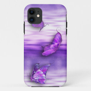 Lila Schmetterlinge iPhone4 Case-Mate iPhone Hülle