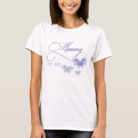 Lila Schmetterlinge Mommy to Be Baby Shower