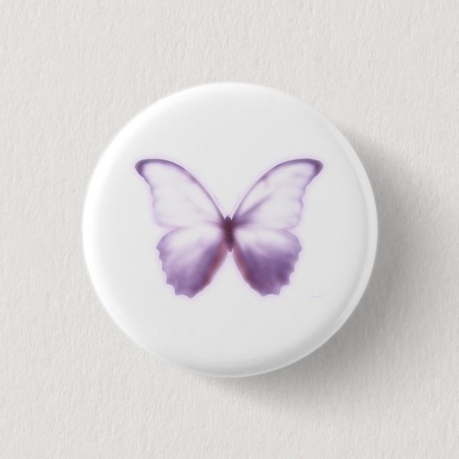 Lila Schmetterlingstaste Button (Vorderseite)