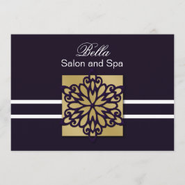 lila Schneeflocken Business Danke Karten