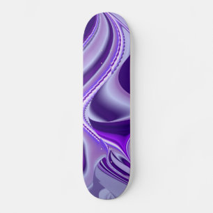 Lila Schneetraum , Abstrakte Fantasie-Rainbow-Kuns Skateboard