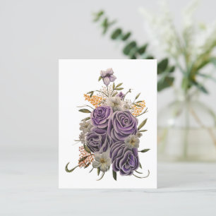 Lila Schönheit Postkarte