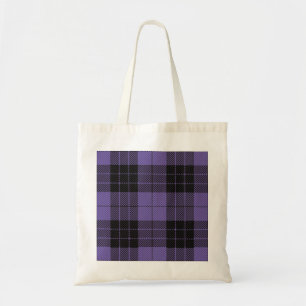 Lila schottischer Tartan Muster Tote Bag Tragetasche