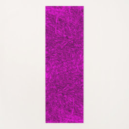 Lila Schriften Yogamatte