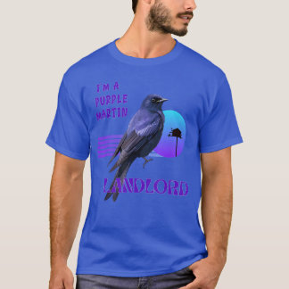 Lila-Schwalben-Bekleidung für jeden, der diese Vög T-Shirt