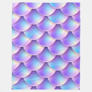 lila Schwanz Fleecedecke