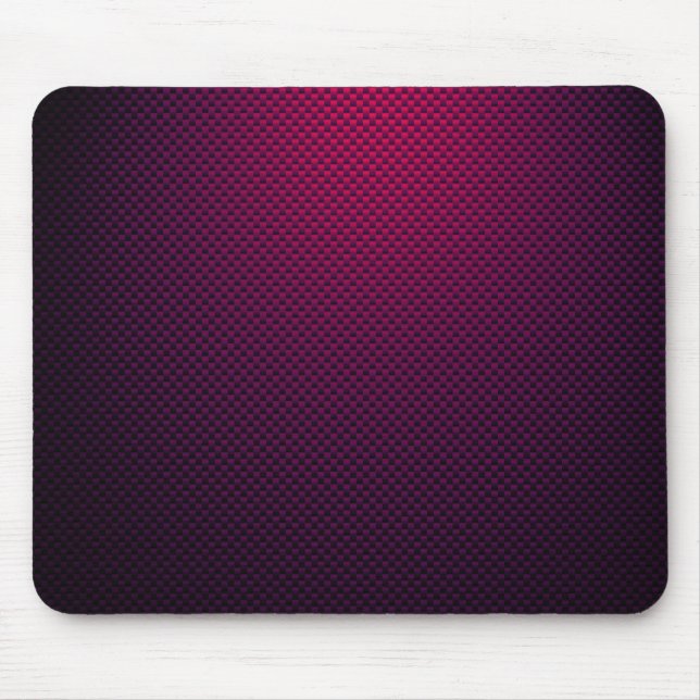 Lila schwarze Kohlenstofffaser gemustert Mousepad (Vorne)