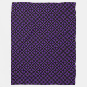 Lila-schwarze Papierpackung 400 c Fleecedecke