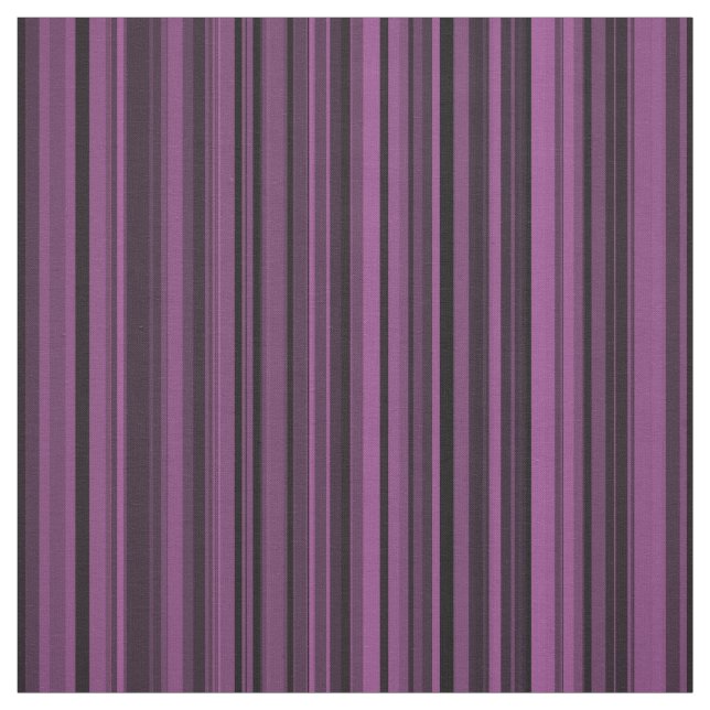 Lila Schwarze Streifen Stoff (Muster)