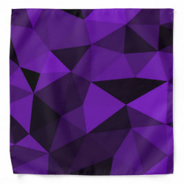 Lila-schwarzes geometrisches Maschenmuster Halstuch