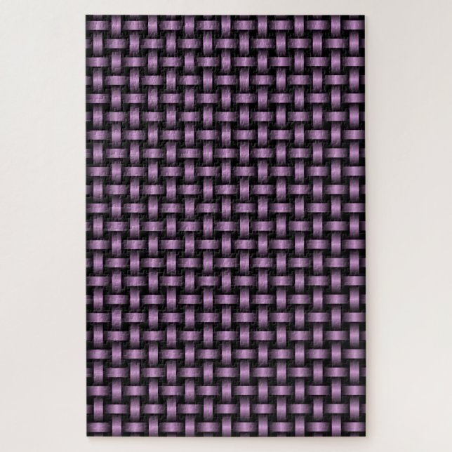 Lila-schwarzes Webmuster Puzzle (Vertikal)