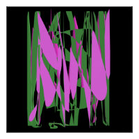 Lila, schwarzgrüne Farben