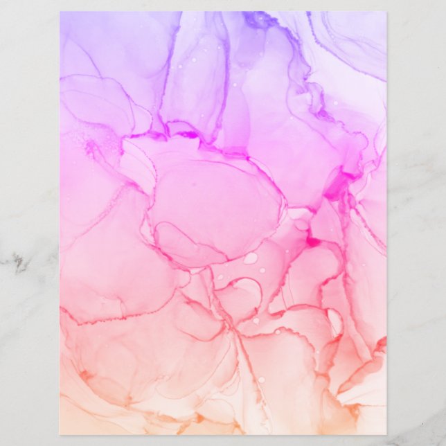 Lila Scrapbook, rosa (Vorderseite)