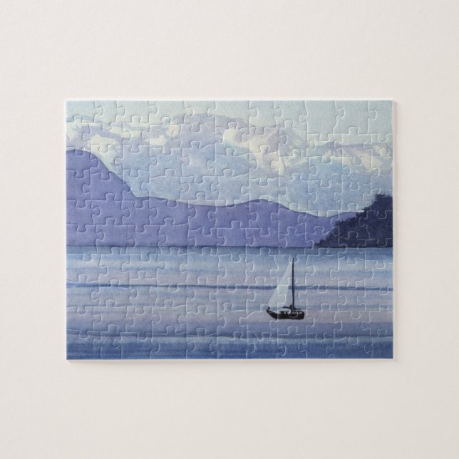 Lila Seascape Puzzle (Horizontal)