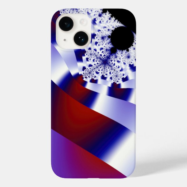 Lila Seidenraupen Case-Mate iPhone Hülle (Rückseite)