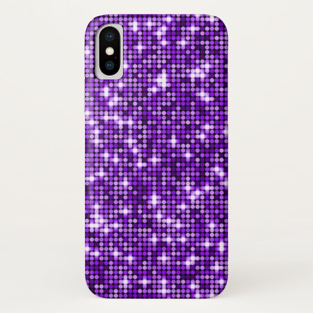 Lila Sequenzer-Handy-Fall Case-Mate iPhone Hülle (Rückseite)