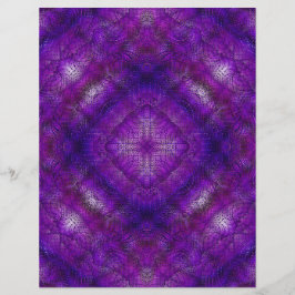Lila Serene Gärten Scrapbook Papier 2-seitige Seit