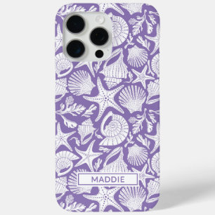 Lila Shells Personalisiertes Case-Mate iPhone Case
