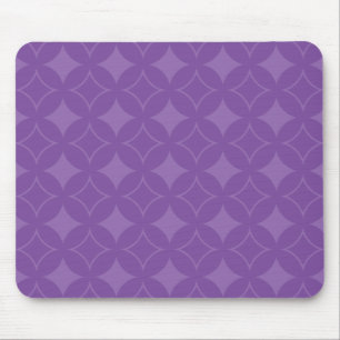 Lila Shippo-Muster Mousepad