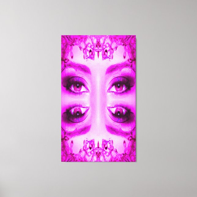 Lila Sicht Leinwanddruck (Vorderseite)