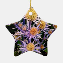 Lila Siebe Keramik Ornament