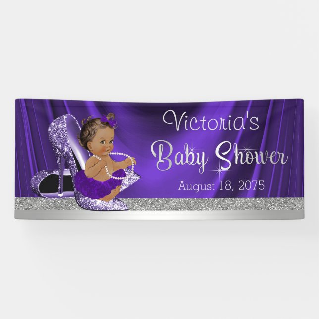 Lila Silber-High-Heel-Ethnic-Baby-Banner Banner (Horizontal)