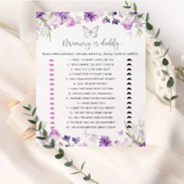 Lila Silberschmetterlingsdusche