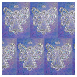 Lila Silberwächter Angel Kunststoffe Stoff