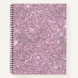 Lila Silver Glitzer Glam Luxus Notebook Notizbuch