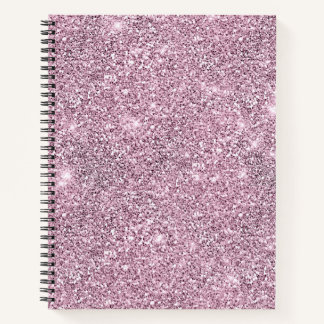 Lila Silver Glitzer Glam Luxus Notebook Notizbuch