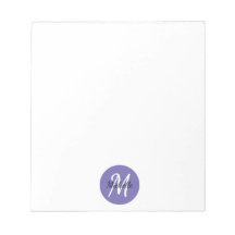 Lila Simple Monogram Classic Trendy