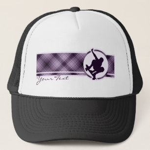 Lila Skateboarding Truckerkappe