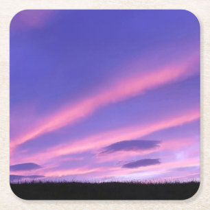 Lila Sky Sunset Untersetzer