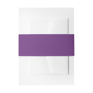 Lila Solid Color Einladungsbanderole