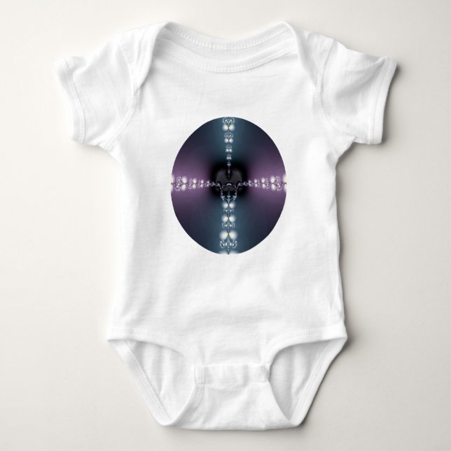 Lila Song Baby Strampler (Vorderseite)