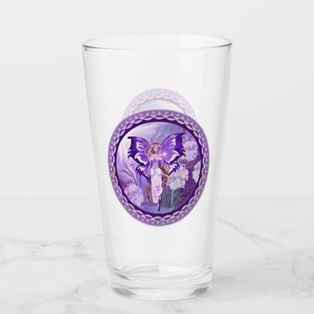 Lila Sonnenblass Glas (Vorderseite)