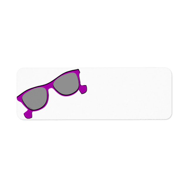 Lila Sonnenbrille (Vorne)