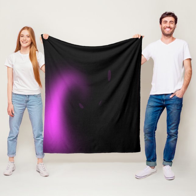 Lila Sonnenbrille Fleecedecke (Beispiel)