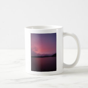 Lila Sonnenuntergang am Arrowhad-See Tasse