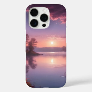Lila Sonnenuntergang am Lago Maggiore iPhone 16 Pro Hülle